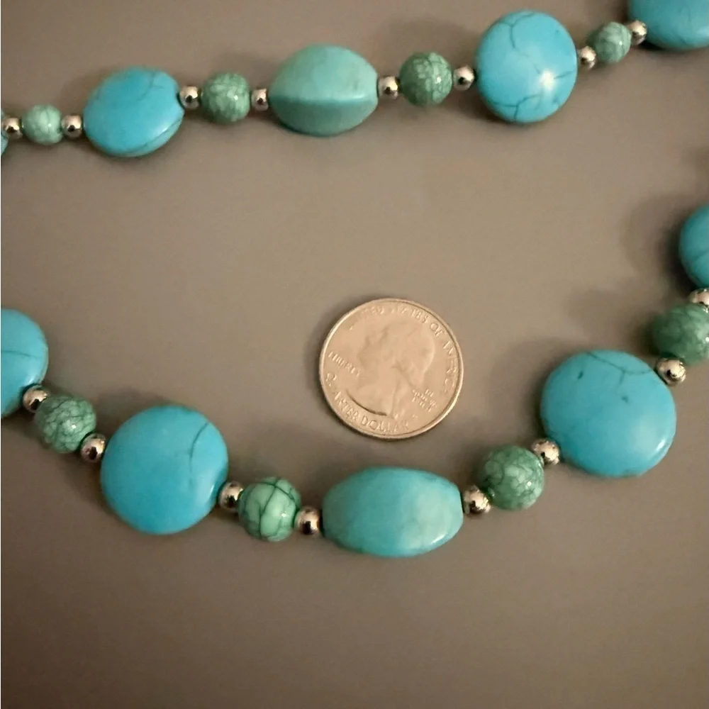 Turquoise Beaded Necklace